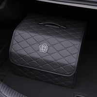 Organisateur de Coffre Voiture Cuir PU Blanc ou Noir