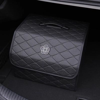 Organisateur de Coffre Voiture Cuir PU Blanc ou Noir