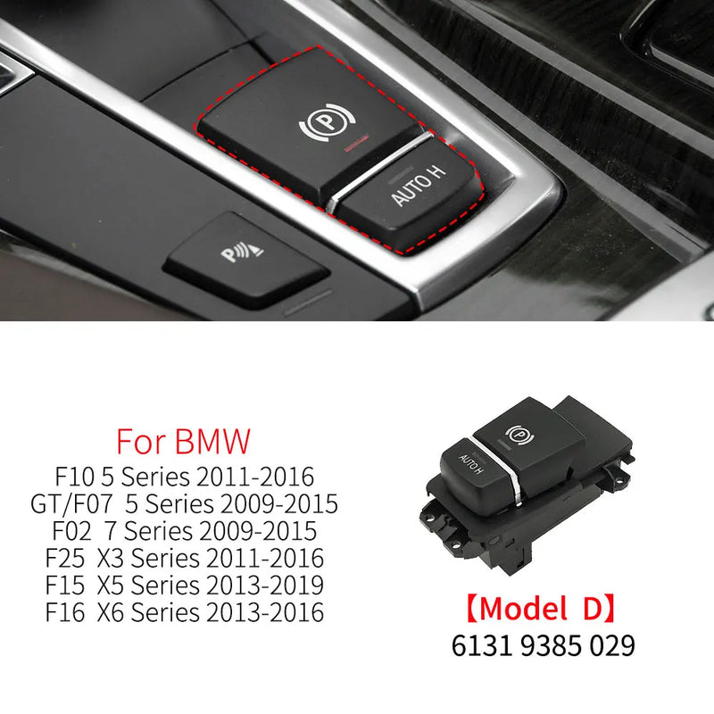 Bouton de Frein à Main BMW F10 F07 X5 F15 — détail du support