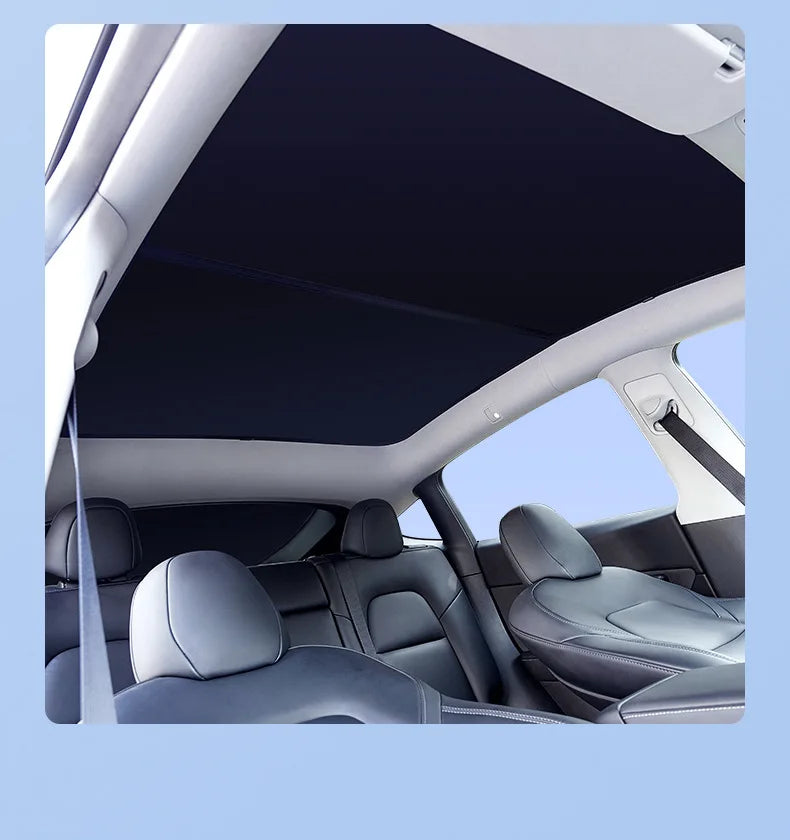 Pare-Soleil Tesla Model 3 Highland Toit Ouvrant, Pare-Brise et Vitres Latérales