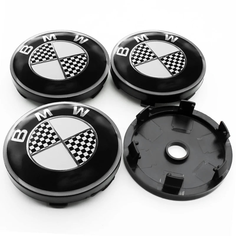 Cache-Moyeux BMW E90 F30 F10 X1 X5 56mm 60mm — vue arrière