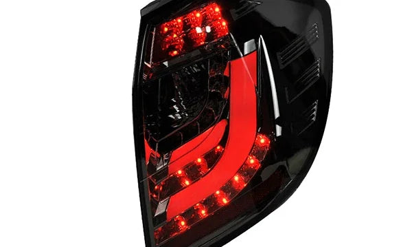 Feux Arrière LED Honda Jazz Fit 2009-2010 Barre LED Fumé Noir