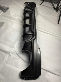 Diffuseur Arrière Carbone Sec Style D BMW Série 5 G30 G38 2017+ avec Séparateurs et Spoiler
