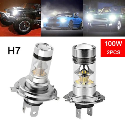 Ampoules LED H4 H7 12000LM 80W Voiture