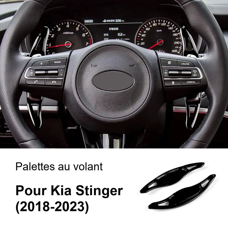 Palettes au Volant Kia Stinger GT 2018-2023 ABS Adhésives