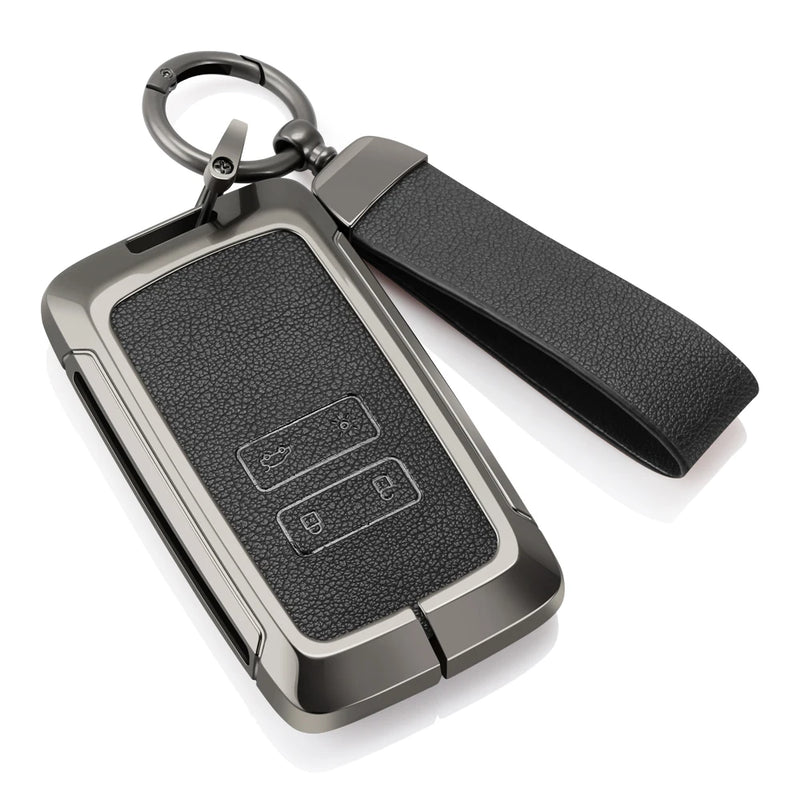 Étui de Protection Clé Renault Captur Koleos Kadjar Zoe Arkana Espace Clio Mégane Grand Scénic Sandero Duster Carte Alliage de Zinc