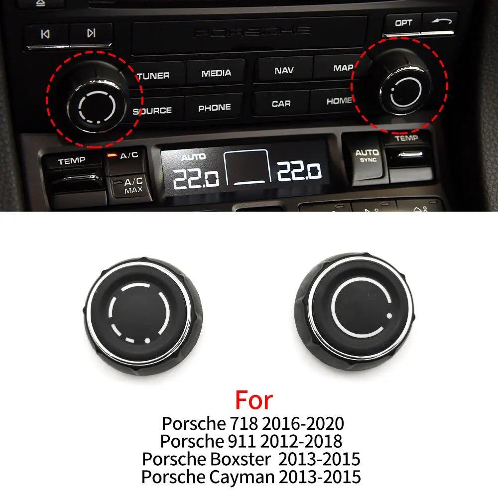 Bouton de Commande Multimédia Porsche 718 911 Boxster Cayman
