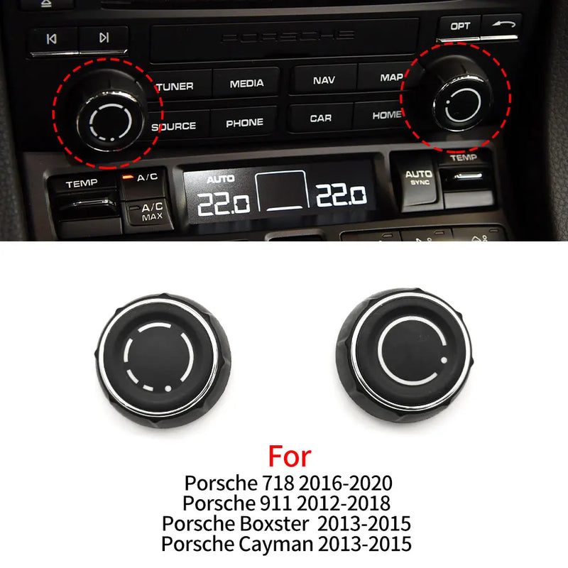 Bouton de Commande Multimédia Porsche 718 911 Boxster Cayman