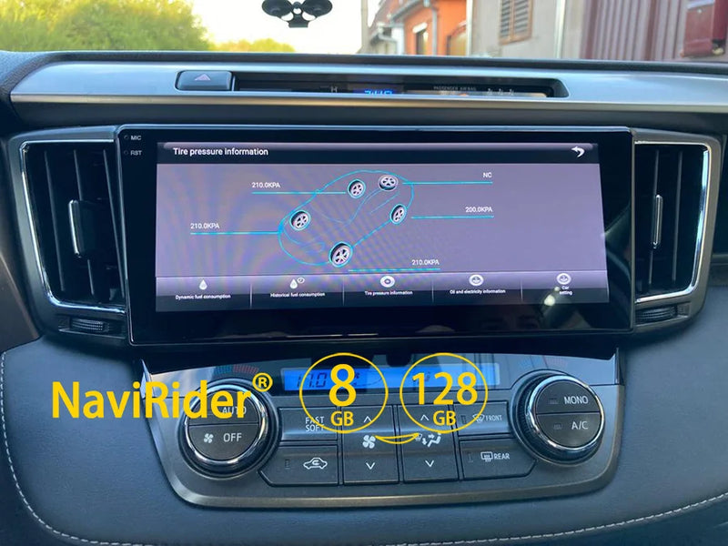 Autoradio Android Écran 10,25 Pouces Toyota RAV4 XA40 2012-2019 CarPlay Sans Fil GPS 4G