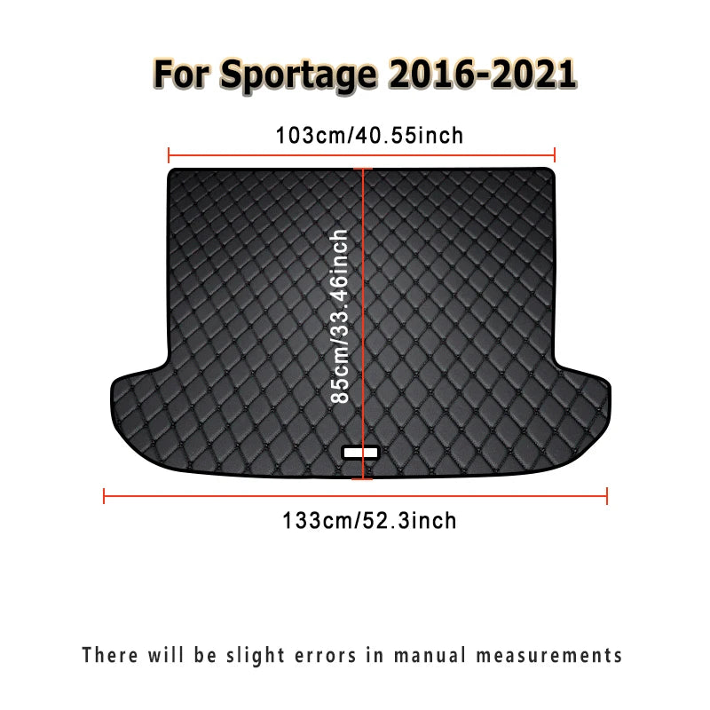 Maßgefertigte Kofferraummatte für Kia Sportage 2007–2025