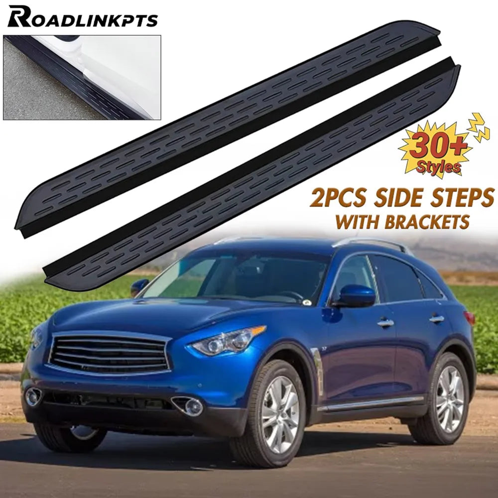 Marchepieds Latéraux Aluminium Infiniti QX70 2014-2018