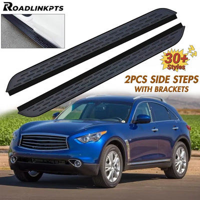 Marchepieds Latéraux Aluminium Infiniti QX70 2014-2018