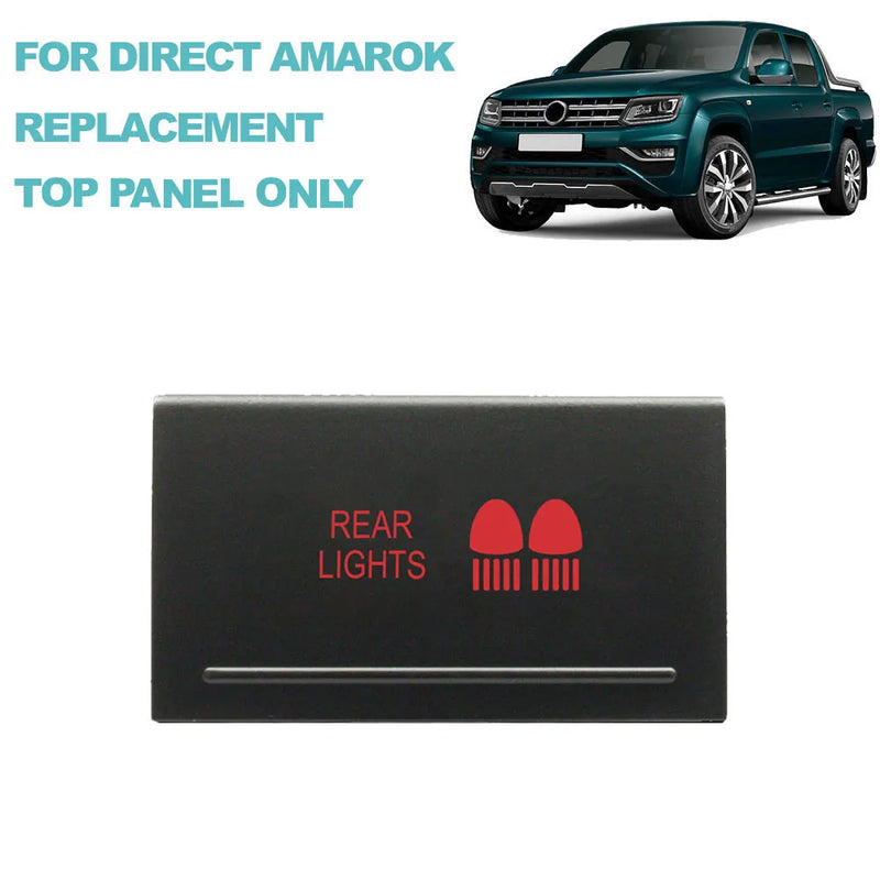 Bouton Interrupteur LED 12V Volkswagen Amarok 2009-2016 — vue de face