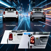 Feux Arrière LED Séquentiels MINI Countryman F60 — gros plan