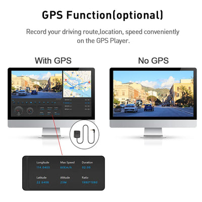 Dashcam Miroir E-ACE A37 2K Écran Tactile