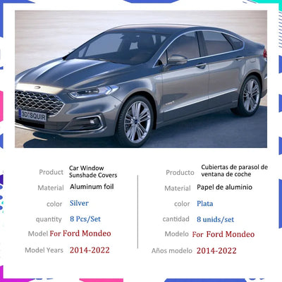 Pare-Soleil Couverture Complète Ford Mondeo MK5 2014-2022