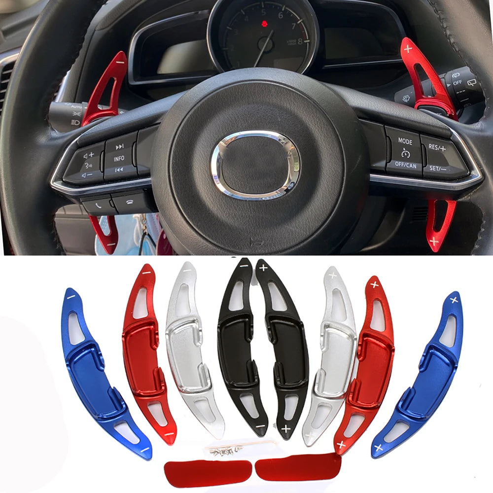 Palettes au Volant Mazda 3 6 CX-5 CX-4 2013-2018 Aluminium