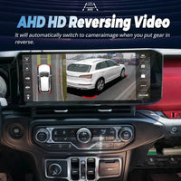 Autoradio Android Écran QLED Jeep Wrangler JL 2018-2022 CarPlay Sans Fil GPS 4G