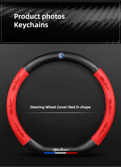 Couvre Volant Alfa Romeo Giulia Stelvio Giulietta Cuir