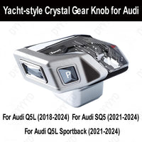 Pommeau de Vitesse Style Yacht Audi A4 A6 A7 Q5 — vue de face