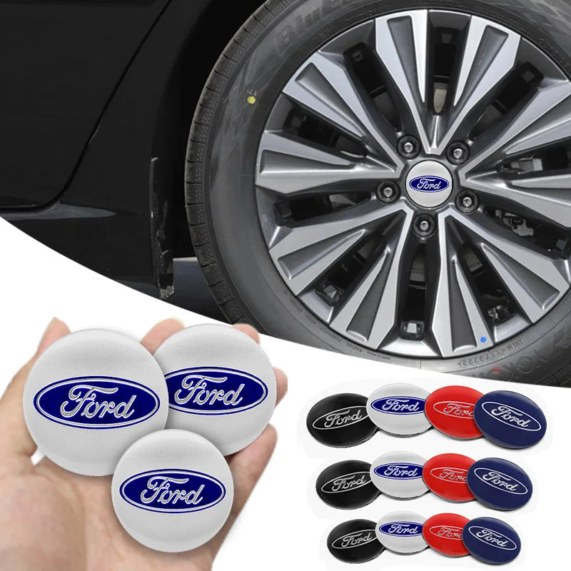 Cache-Moyeux Ford Fiesta Mondeo Explorer 56mm 60mm 65mm — vue d'ensemble