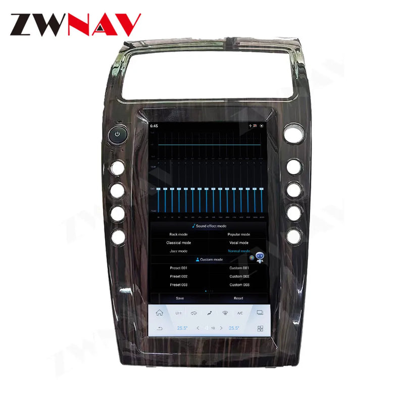 Autoradio Android Maserati Quattroporte 2004-2007 Écran Vertical 13,9 pouces CarPlay Sans Fil GPS DSP