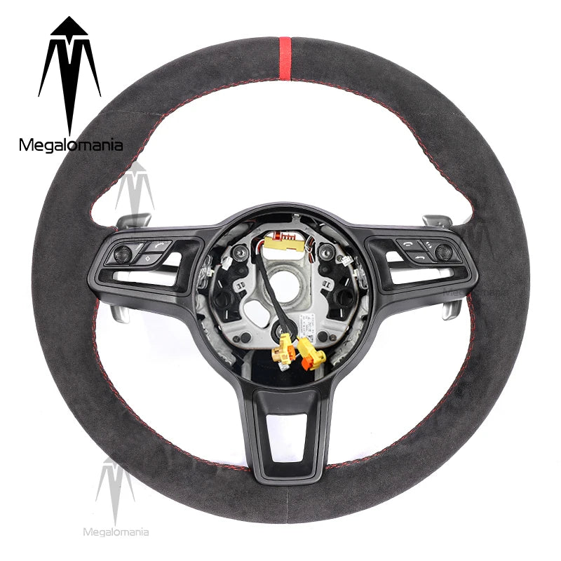 Carbonlenkrad kompatibel mit Porsche 911 718 Macan Boxster Cayenne Panamera 911.2 Cayman Taycan 996 997 987 918 997 991
