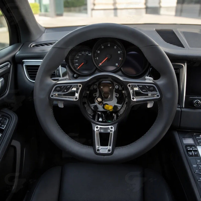 Lederlenkrad für Porsche 911 GT3 Carrera Turbo 718 Macan Cayenne Panamera 970 971 991 95B 958 982 981 9YA 997 987