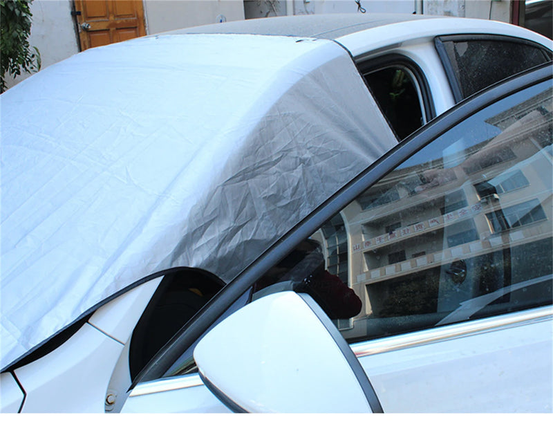 Housse Pare-Brise Voiture Hiver Été Réversible 205 x 147 cm