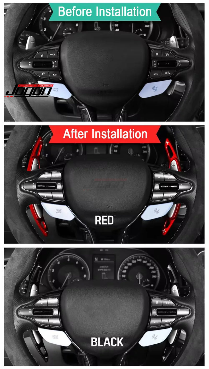 Palettes au Volant Hyundai i30 N Kona N Elantra N Veloster N Aluminium
