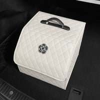 Organisateur de Coffre Voiture Cuir PU Blanc ou Noir