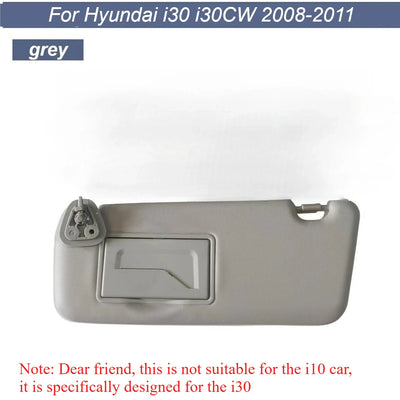 Pare-Soleil Interieur Hyundai i30 2008-2011 avec Miroir