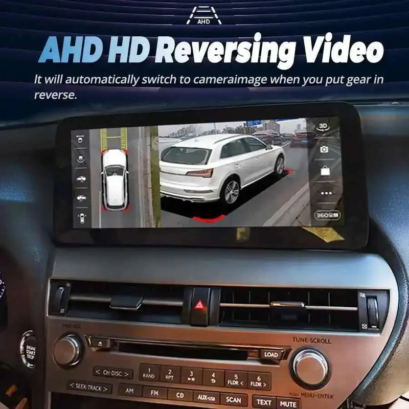 Autoradio Android 14 Écran QLED 12,3 Pouces Lexus RX 270 350 450h 2009-2015 CarPlay Double Système