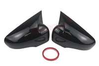 Coques de Rétroviseurs Renault Captur 1 2013-2016 Noir Brillant