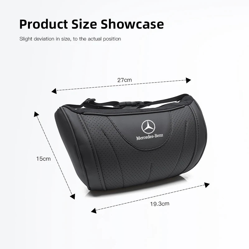 Appuie-Tête Mercedes AMG W177 W176 Cuir Perforé — vue arrière