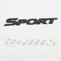 Emblème SPORT Métal 3D Toyota Arrière Coffre Autocollant Noir Rouge ou Argent