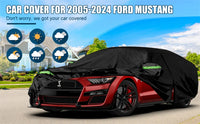 Housse de Protection Voiture Ford Mustang 2005-2024 Étanche Zippée Anti-Neige Anti-Grêle