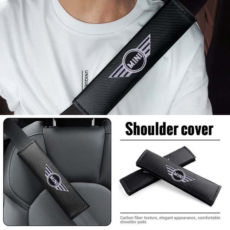 Coussin de Ceinture de Sécurité Carbone MINI Cooper R56 F56 — vue d'ensemble