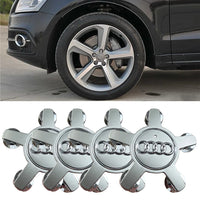 Cache-Moyeux Audi A4 A6 Q5 Q7 135mm 8R0601165 — vue de profil