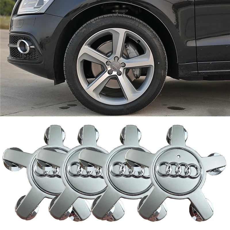 Cache-Moyeux Audi A4 A6 Q5 Q7 135mm 8R0601165 — vue de profil