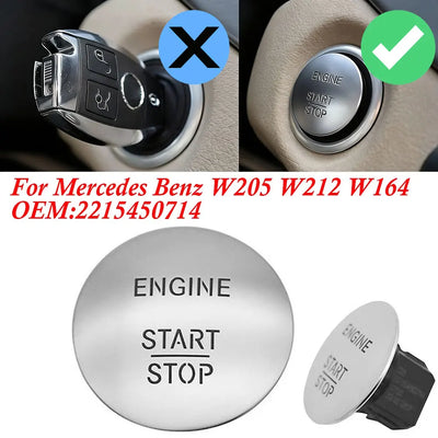 Bouton de Démarrage Sans Clé Mercedes W205 W212 W221