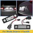 Éclairage de Plaque LED Skoda Octavia 2 Facelift