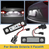 Éclairage de Plaque LED Skoda Octavia 2 Facelift
