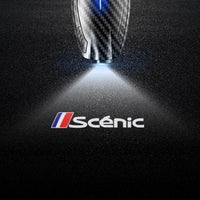 Projecteur Porte Renault Mégane, Scénic, RS, Rechargeable USB, Lot de 2, 3 Motifs