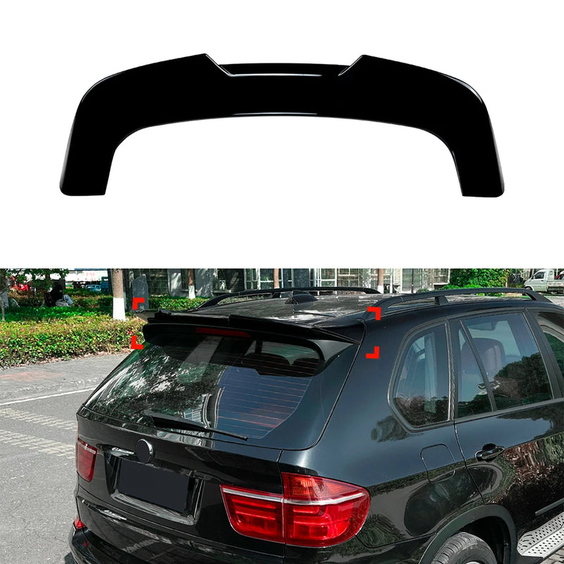 Becquet BMW X5 E70 2008-2013 Aileron Fixe — vue de trois quarts