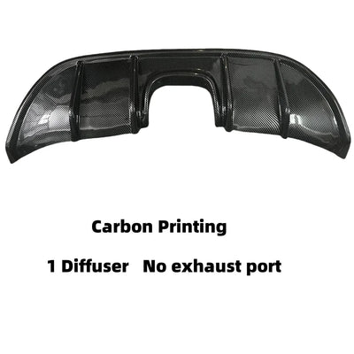Diffuseur Arrière Ford Fiesta 2009-2015 Double Échappement