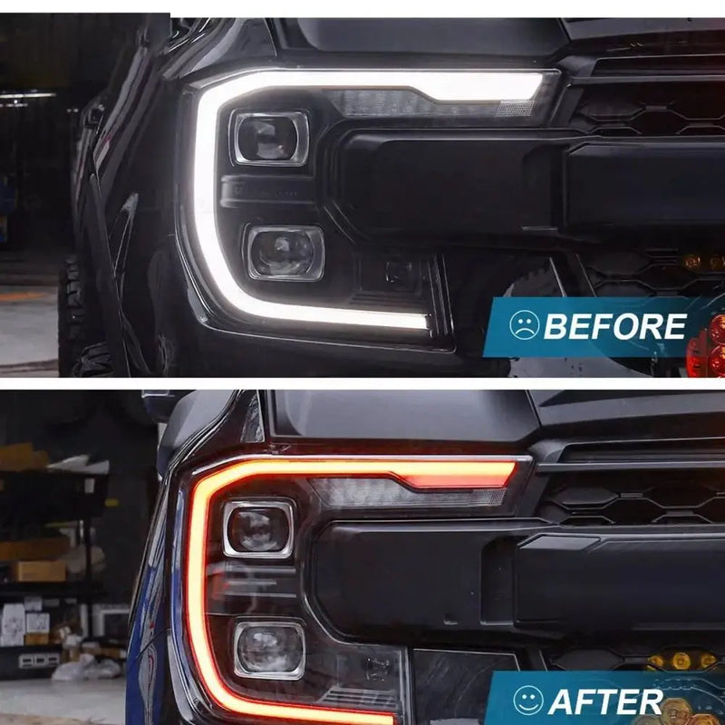 Plaques LED DRL Ford Ranger XLT Raptor Everest (2024-2025)