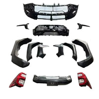 Kit Carrosserie Conversion GR Sport Toyota Hilux Revo 2020-2022 : Pare-Chocs, Calandre, Phares, Feux Arrière et Élargisseurs d'Ailes