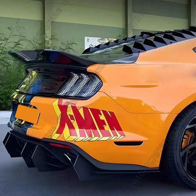 Diffuseur Arrière Ford Mustang 2018-2021 Noir Brillant
