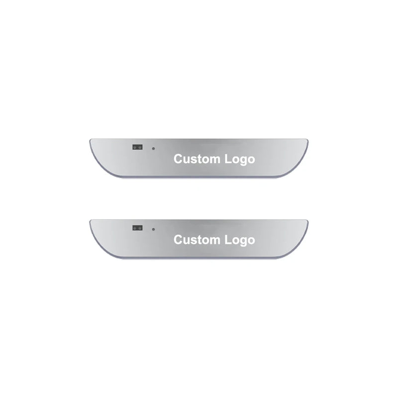 Seuil de Porte LED Lumineux Logo Personnalisé Sans Fil USB